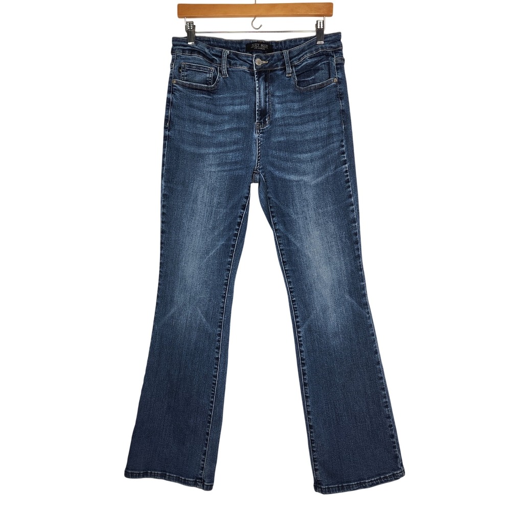Judy Blue Mid Rise Bootcut Jeans Size 11/30 Medium Wash JB88327
